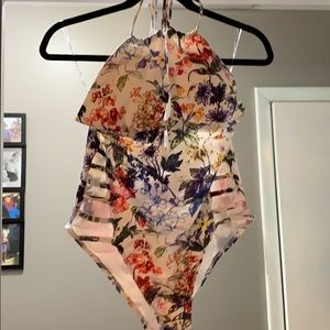 One piece bathing suit